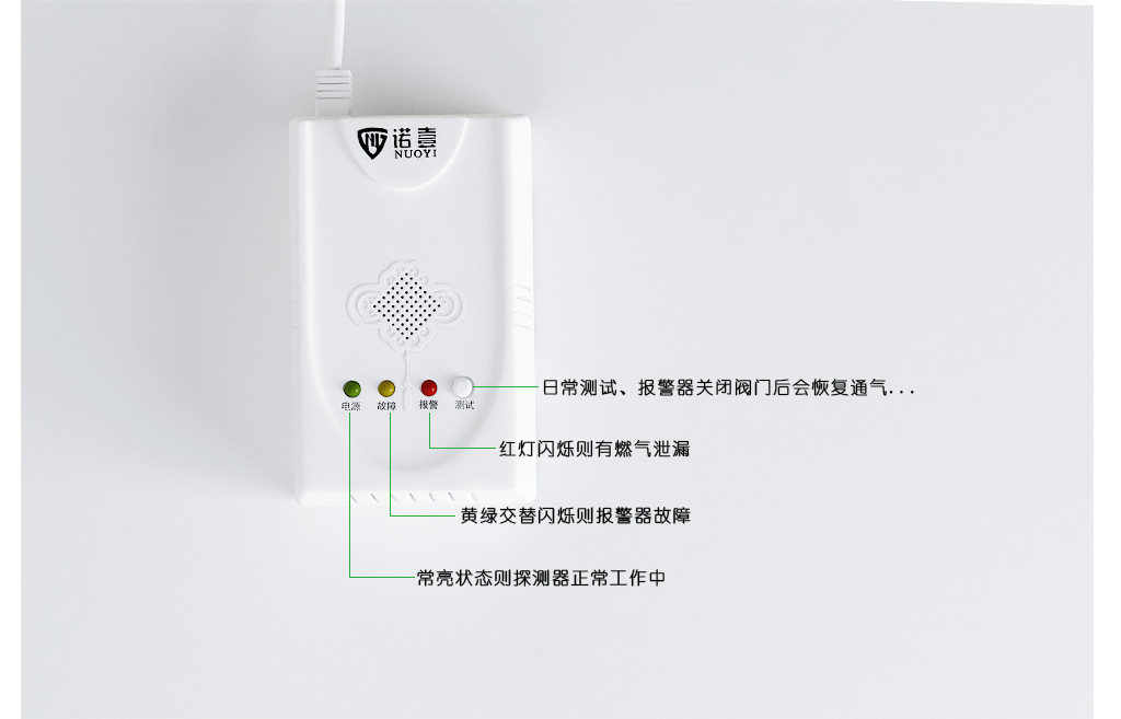 NY-X3燃氣報警器使用說